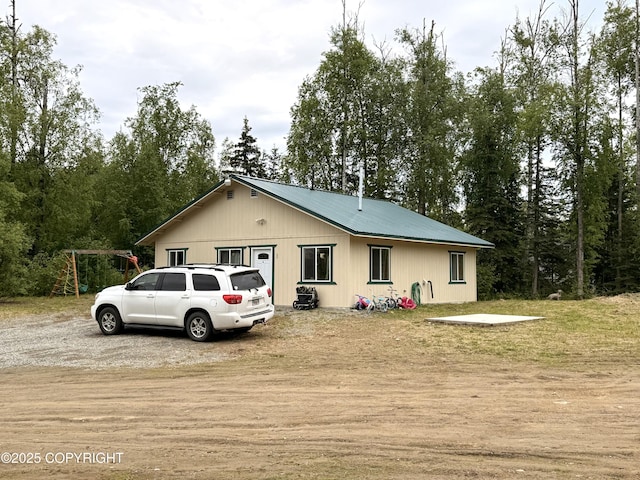 3502 S Johnsons Rd, Wasilla, AK 99654 - view of front of property featuring metal roof