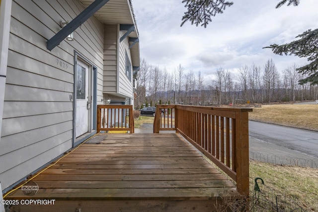 view of deck