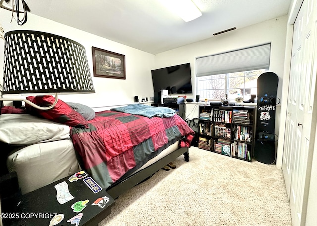 bedroom with a closet