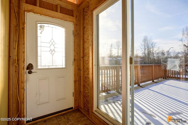 view of doorway to outside