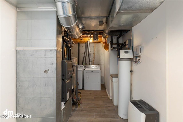 utility room featuring separate washer and dryer