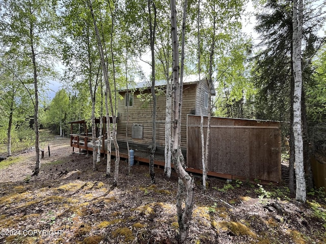 view of rear view of house