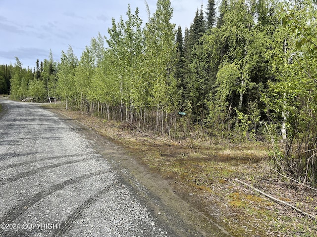 view of road