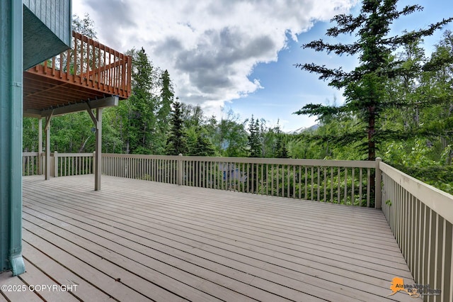 10235 Stewart Dr, Eagle River, AK 99577 - view of deck