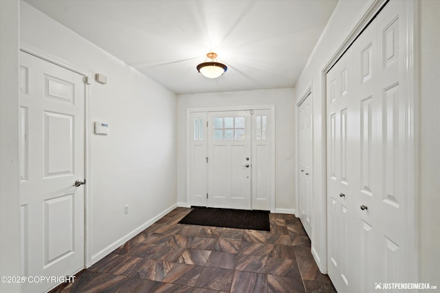 view of entrance foyer