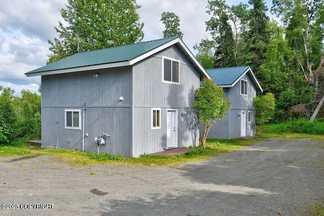 view of side of property