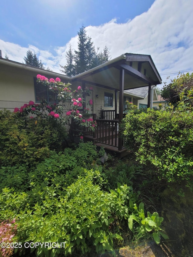 223 Lakeview Dr, Sitka, AK 99835 - view of front of house with covered porch