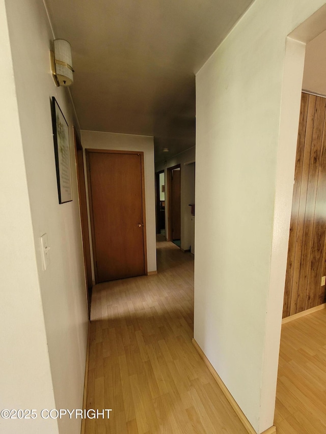 223 Lakeview Dr, Sitka, AK 99835 - hallway featuring light wood finished floors and baseboards