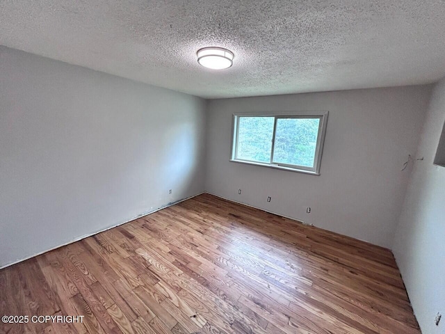 12421 Silver Spruce Dr, Anchorage, AK 99516 - spare room featuring wood finished floors and a textured ceiling