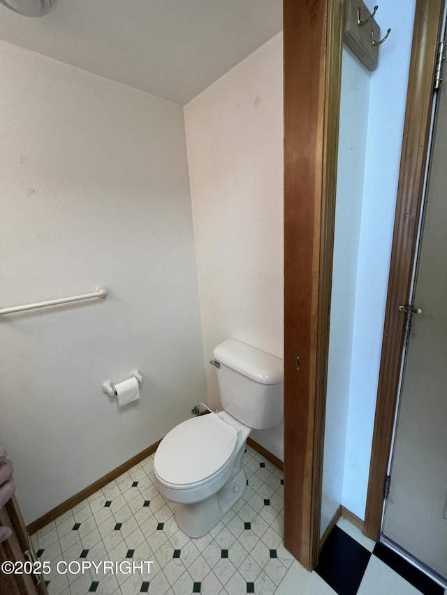 bathroom featuring toilet