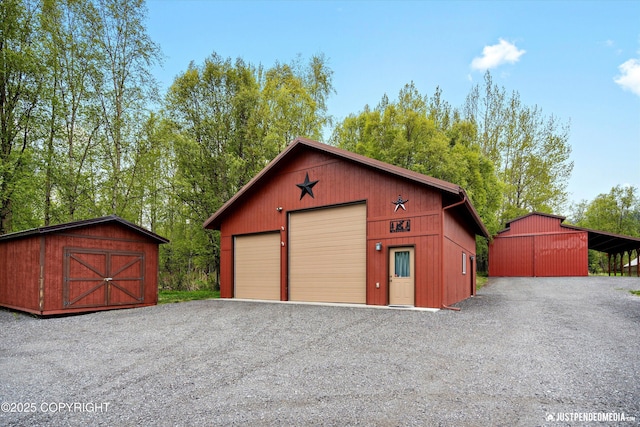 5853 E Edgerton Parks Rd, Palmer, AK 99645 - view of detached garage
