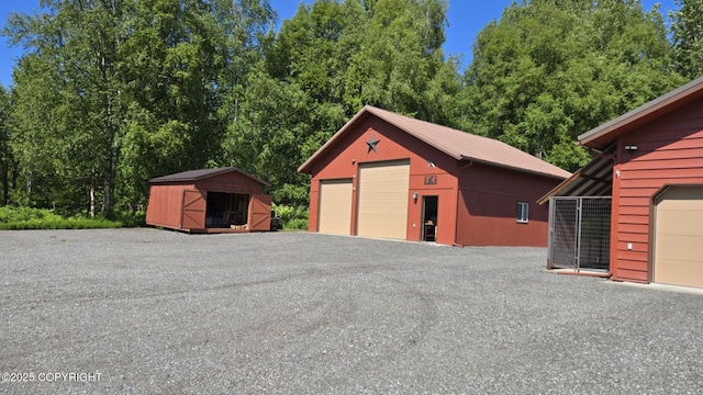 5853 E Edgerton Parks Rd, Palmer, AK 99645 - view of detached garage