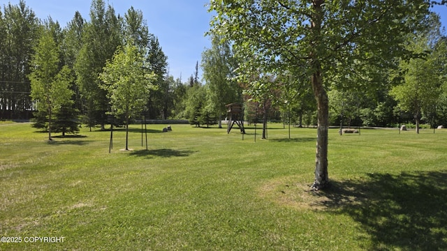 5853 E Edgerton Parks Rd, Palmer, AK 99645 - view of property's community featuring a yard