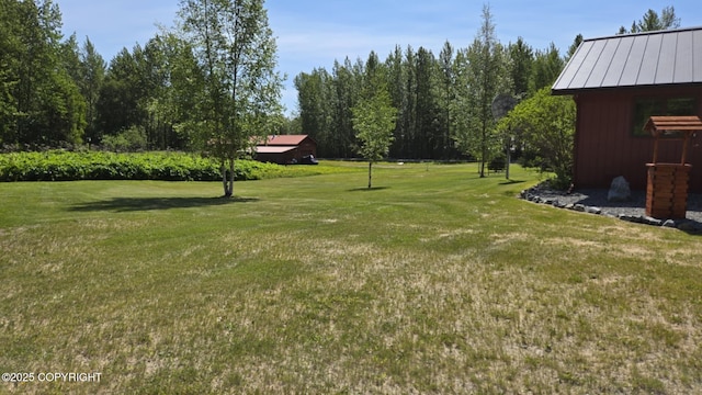 5853 E Edgerton Parks Rd, Palmer, AK 99645 - view of green lawn