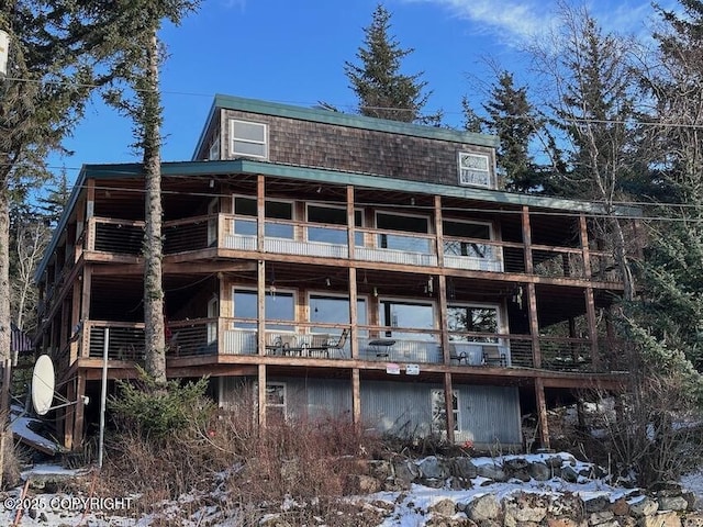 view of rear view of house