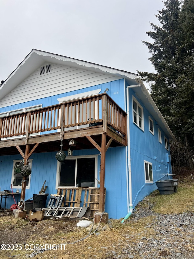 view of rear view of house