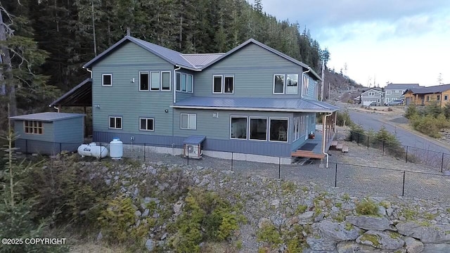 view of rear view of house