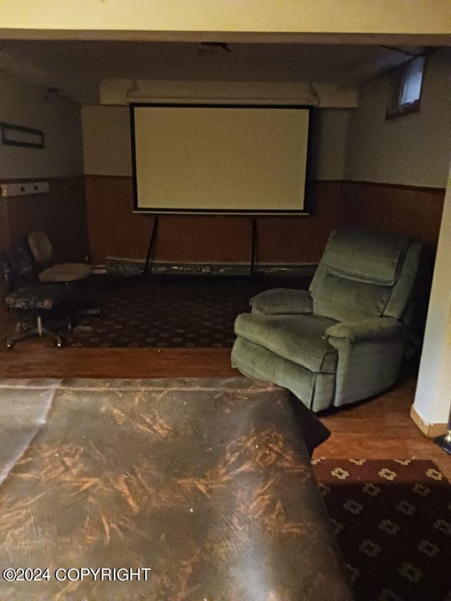 view of home theater room