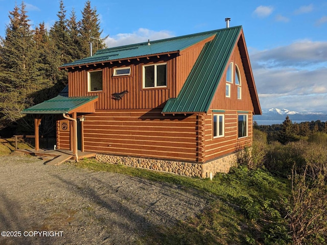 41650 Charlie Dr, Homer, AK 99603 - view of side of property featuring a metal roof