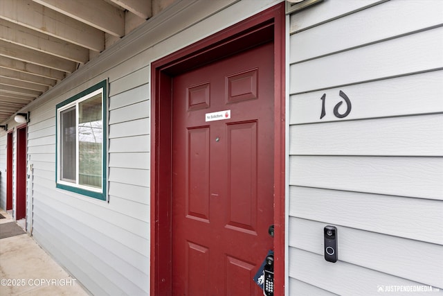 view of property entrance