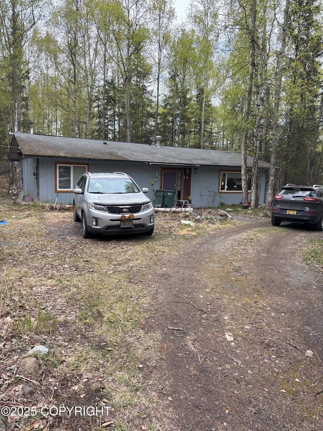 view of front of property