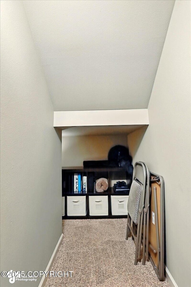 view of storage room