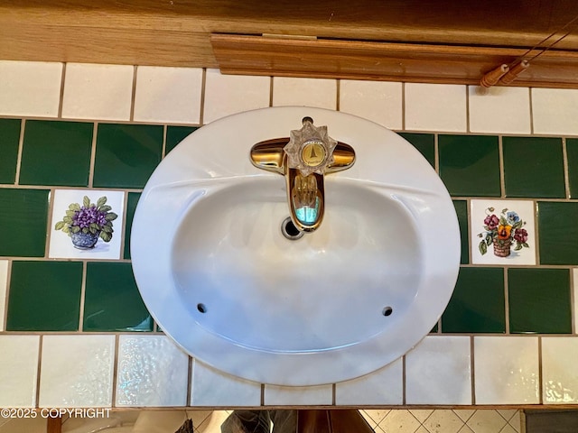 details with a sink