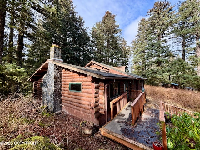 view of outbuilding