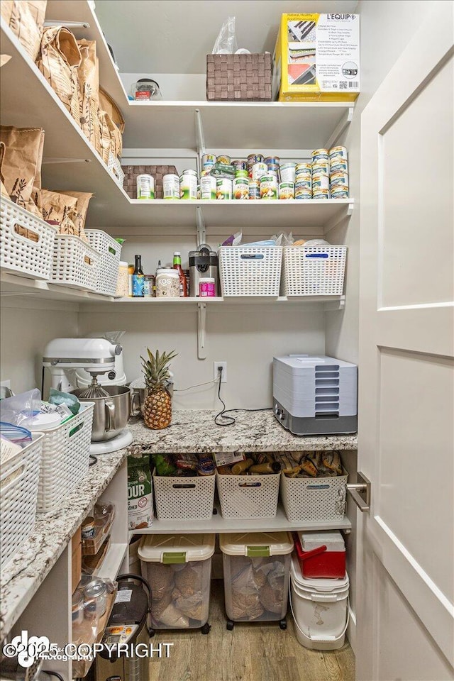 view of pantry