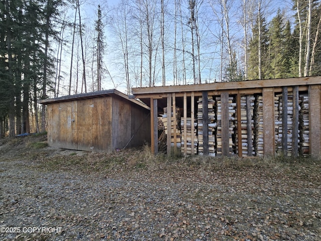 view of outdoor structure featuring an outdoor structure