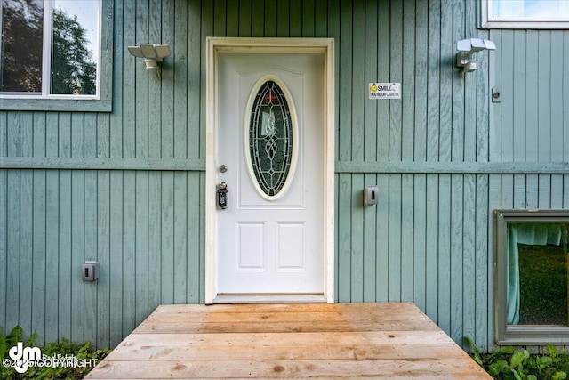 view of entrance to property