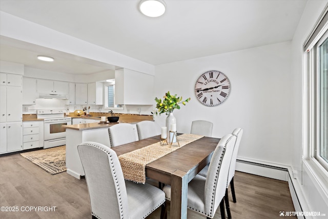 521 N St, Anchorage, AK 99501 - dining space with light wood-style floors