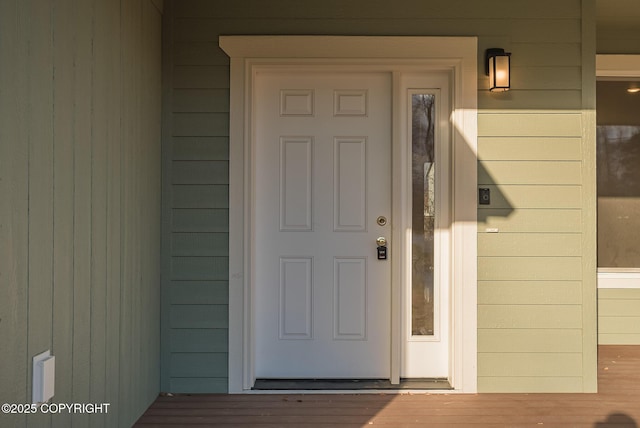 view of property entrance