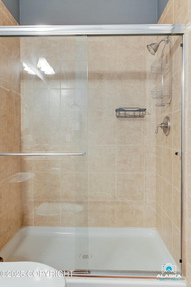 full bath featuring a stall shower