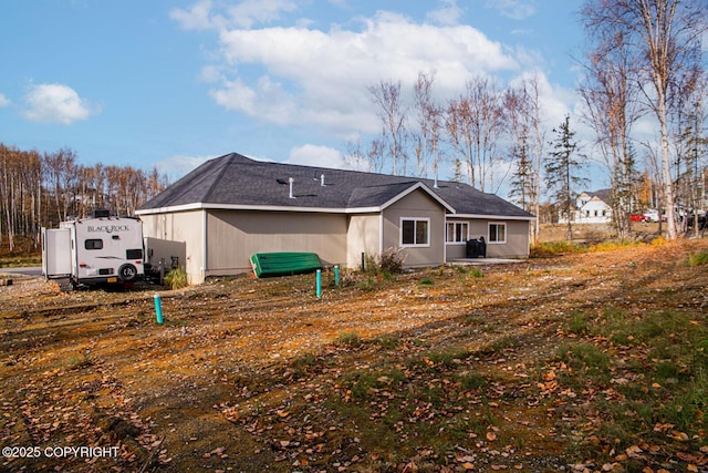 view of back of property