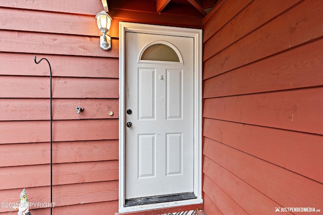 view of property entrance