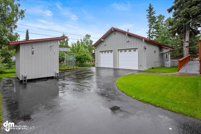 exterior space featuring ac unit