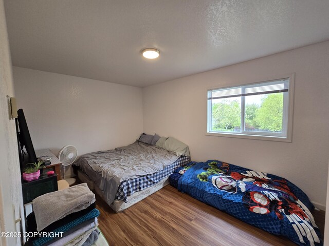 408 Haller St, Kenai, AK 99611 - bedroom with wood finished floors
