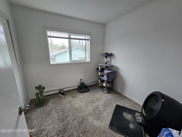 408 Haller St, Kenai, AK 99611 - exercise room with carpet floors and baseboards