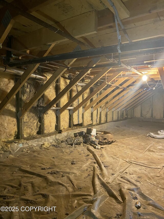 408 Haller St, Kenai, AK 99611 - view of unfinished attic