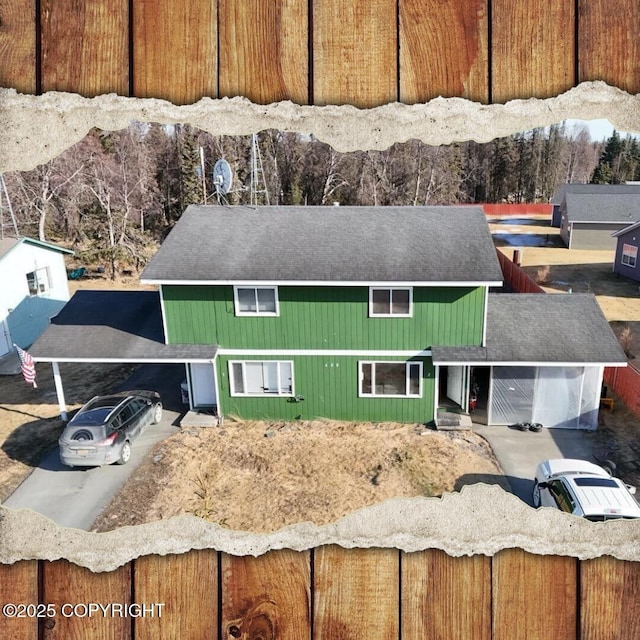 408 Haller St, Kenai, AK 99611 - view of front of home with driveway and roof with shingles