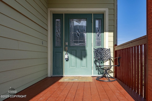 view of entrance to property