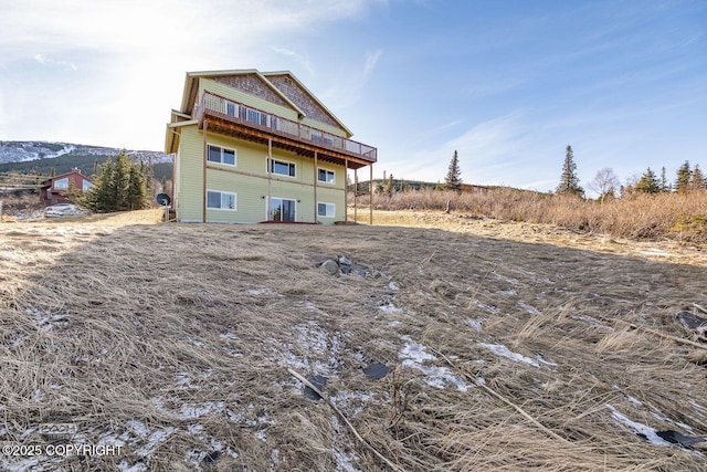 view of rear view of house