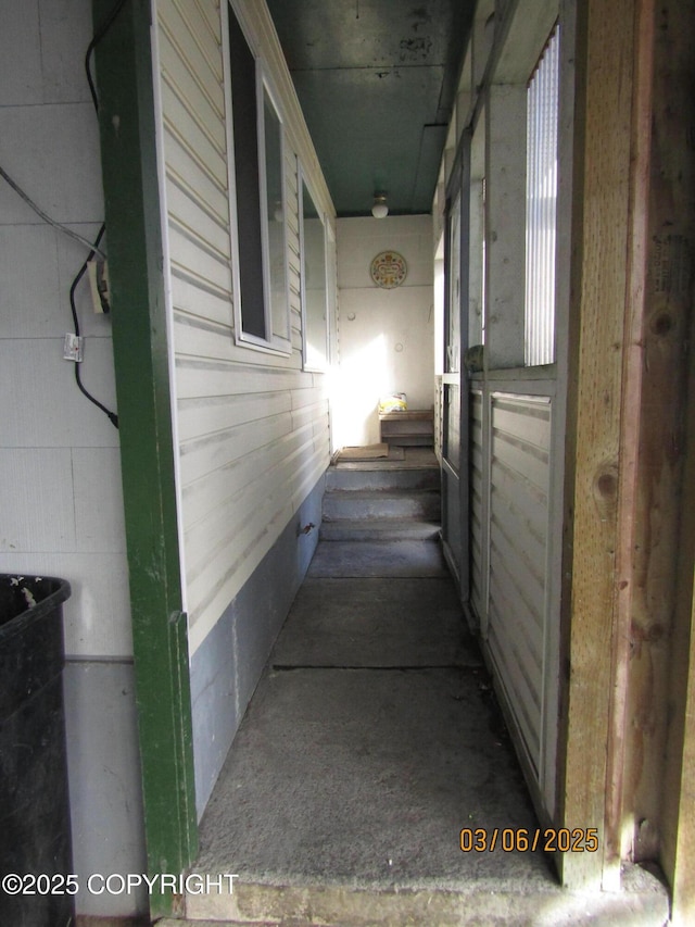 view of hallway