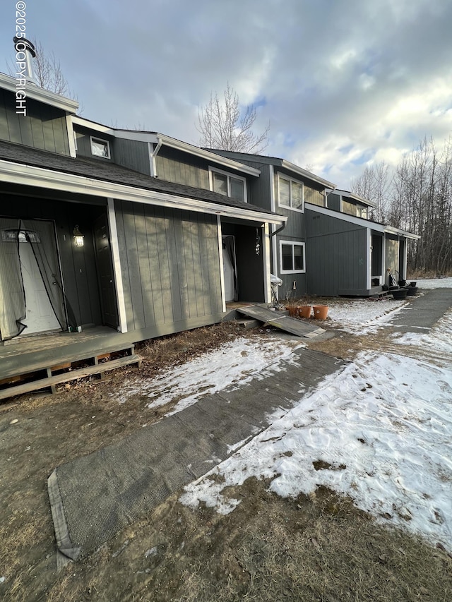 view of rear view of house