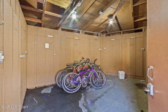 storage area featuring a garage