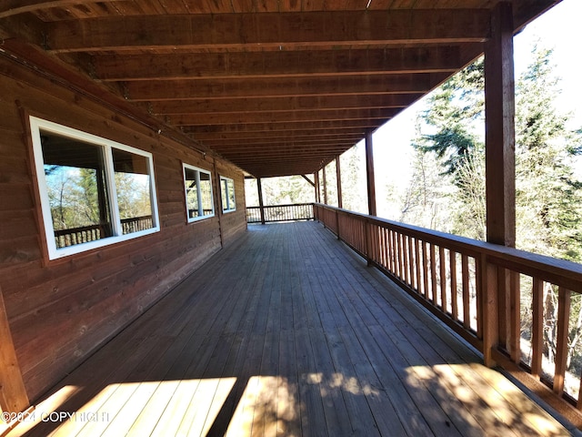 view of deck