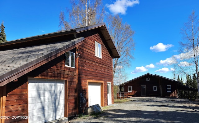 view of side of property