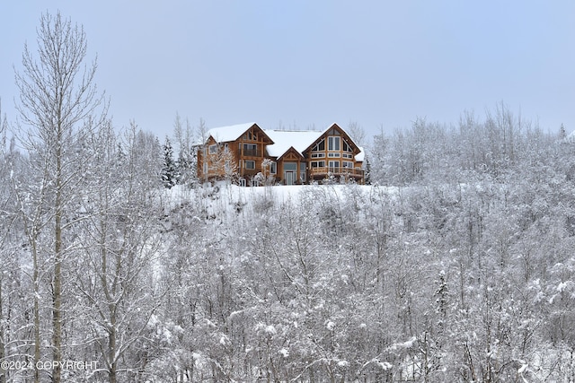 view of front of home