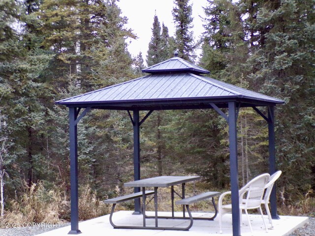 35376 Betty Lou Dr, Sterling, AK 99672 - surrounding community with a gazebo and a forest view